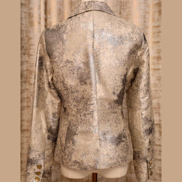 CAbi Silver Blazer Jacket Style 657 - Picture 2 of 4